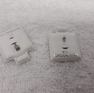 New 2 Stud lot - 316L Nose Bone Ring Stainless
